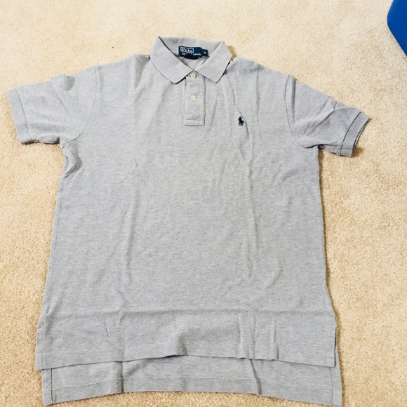 Men’s gray polo shirt - Picture 2 of 4